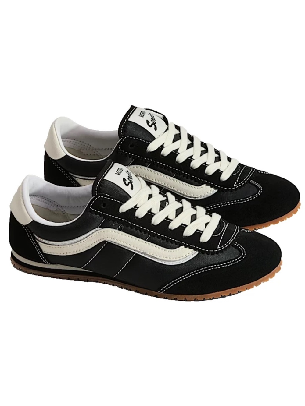 Vans Unisex Super Lowpro Athletic Shoes, Black, Men 5.5 | Women 7 - Picture 2 of 6